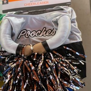 Cheerleader pet costume